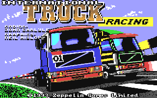 International Truck Racing Title Screen